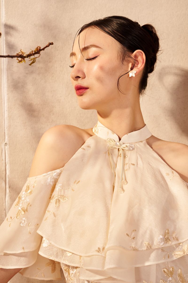 ÁO DÀI VOAN TRỄ VAI - Ảnh 5